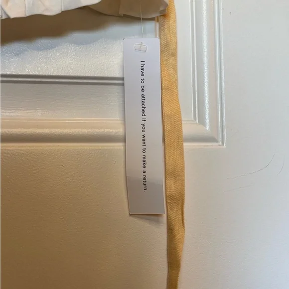 Reformation Yellow Dress with White Trim - Picture 5 of 8